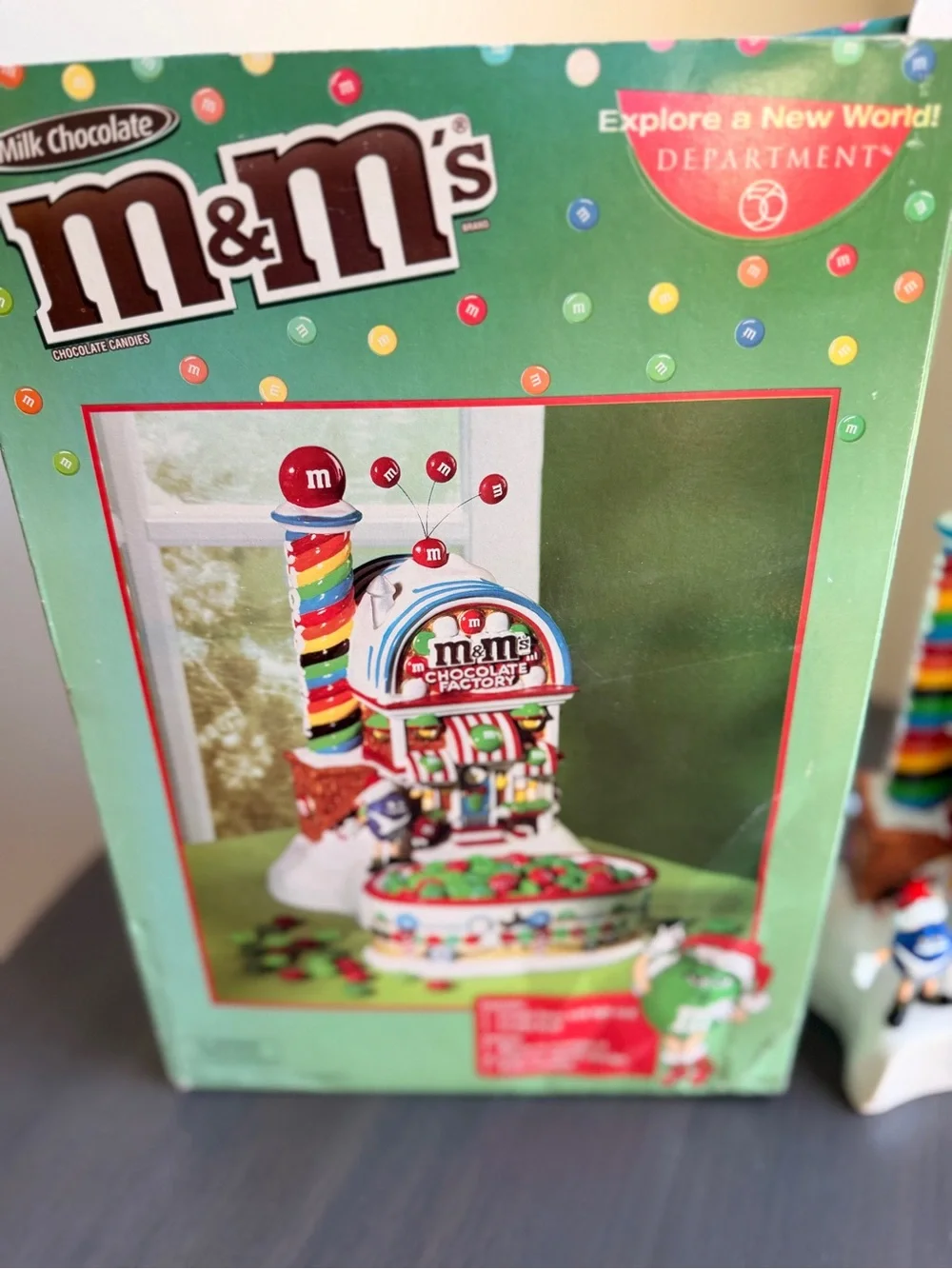 Department 56 M&M Lighted Christmas Candy Factory New with Box